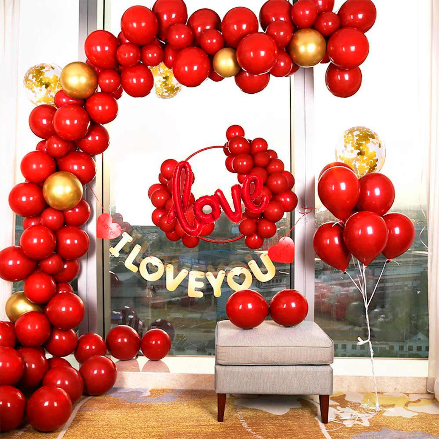 Globos rojos de 9 pulgadas (5000 pzas) - Tilco Balloons