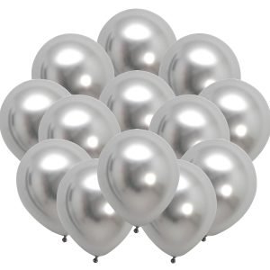 Globos plata de 12 pulgadas (3000 pzas)