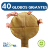 Globos gigantes dorados de 72 pulgadas (40 pzas) - Imagen 4