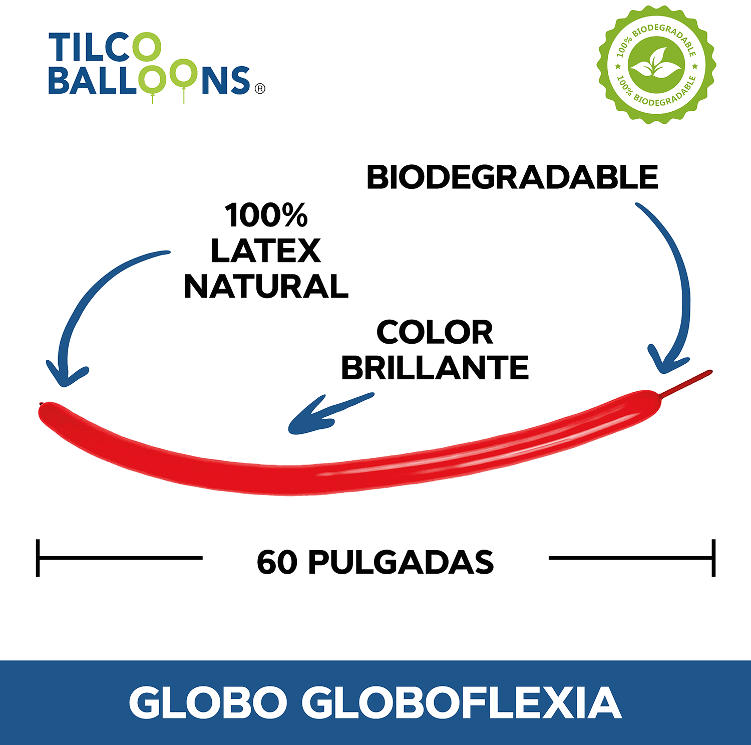 Globos para globoflexia 260 surtido Mix de colores - Globofiesta