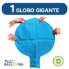 Globos gigantes azul cielo de 72 pulgadas (1 pza) - Imagen 2