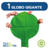 Globo gigante verde de 72 pulgadas (1 pza) - Imagen 2
