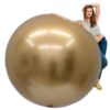 Globos gigantes dorados de 72 pulgadas (40 pzas)